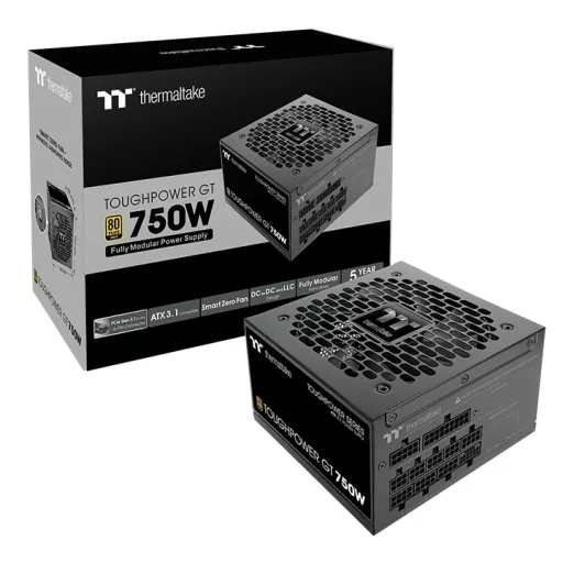 Thermaltake Toughpower Gt 750 W 24-pin ATX ATX Fekete