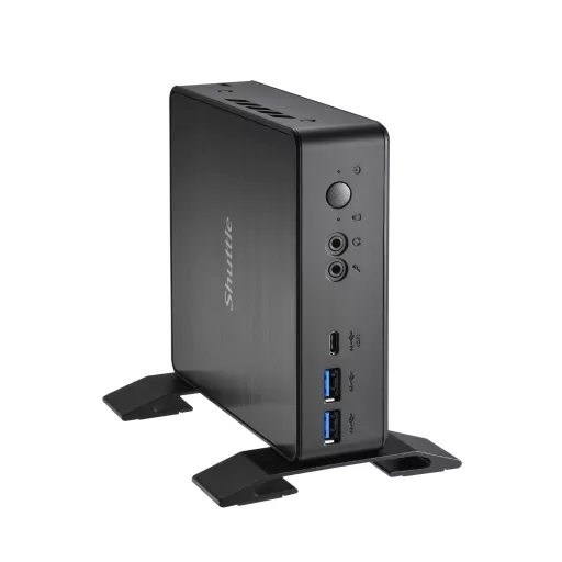 Shuttle NC40U5 PC/munkaállomás alapgép 0.84L sized PC Fekete i5-1235U Intel® SoC