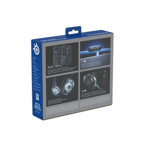 Steelseries Arctis Nova 3P Headset Vezeték nélküli Fejpánt Zene/általános Bluetooth Fekete