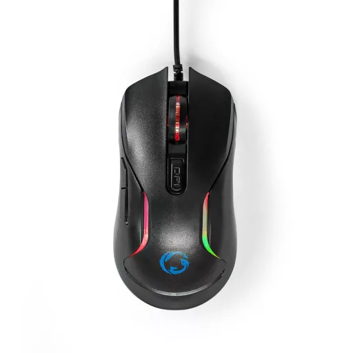 Nedis Gaming Combo Kit billentyűzet Egér mellékelve Játék USB QWERTY Nemzetközi amerikai Fekete
