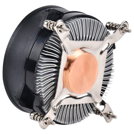 Silverstone NT08-115X Processzor Hűtő 9,2 cm Fekete, Réz, Ezüst 1 db