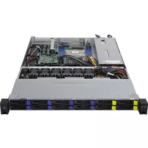 Asrock 1U8S4E-GENOA/2T server barebone SoC Gniazdo SP5 (LGA 6096) Rack (1U)