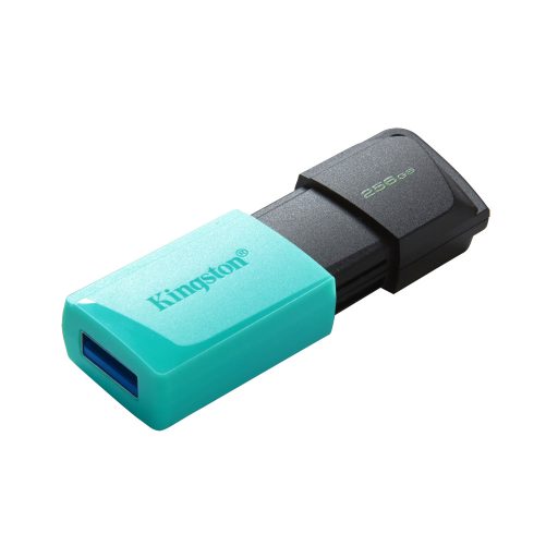 Kingston Technology DataTraveler Exodia M USB flash meghajtó 256 GB USB A típus 3.2 Gen 1 (3.1 Gen 1) Fekete, Türkizkék