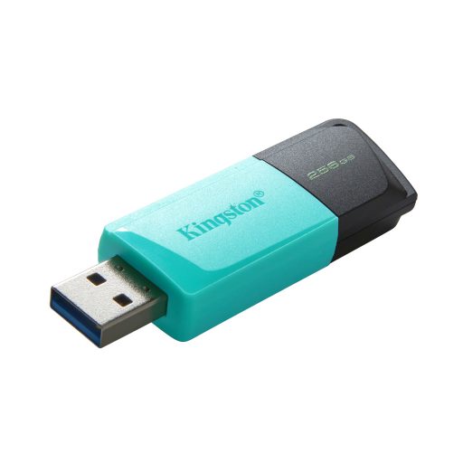 Kingston Technology DataTraveler Exodia M USB flash meghajtó 256 GB USB A típus 3.2 Gen 1 (3.1 Gen 1) Fekete, Türkizkék