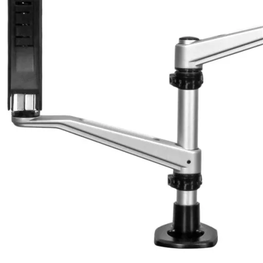 StarTech.com ARMDUAL30 asztali TV konzol 76,2 cm (30") Fekete, Ezüst