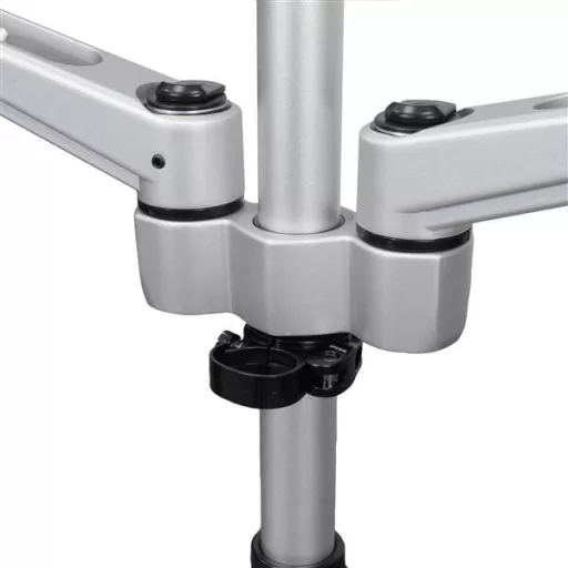 StarTech.com ARMDUAL30 asztali TV konzol 76,2 cm (30") Fekete, Ezüst
