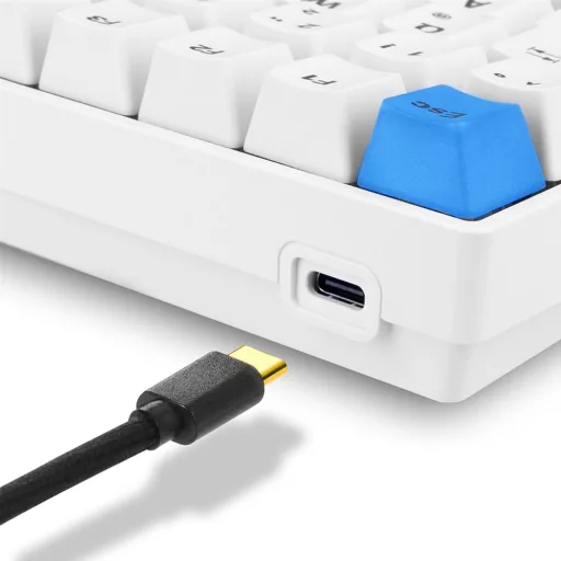 Sharkoon SKILLER SGK50 S3 PBT billentyűzet Játék USB QWERTZ Német Fehér