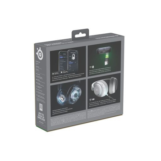 Steelseries Arctis Nova 3X Headset Vezeték nélküli Fejpánt Zene/általános Bluetooth Fehér