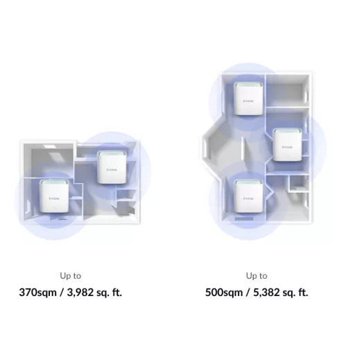 D-Link EAGLE PRO AI AX1500 Kétsávos (2,4 GHz / 5 GHz) Wi-Fi 6 (802.11ax) Fehér 1 Belső