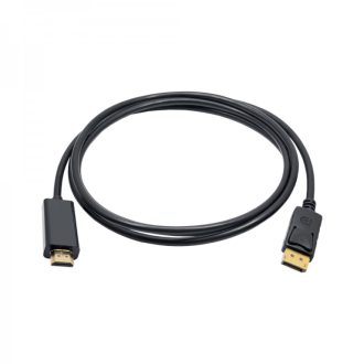   Akyga AK-AV-05 video átalakító kábel 1,8 M HDMI A-típus (Standard) DisplayPort Fekete, Arany
