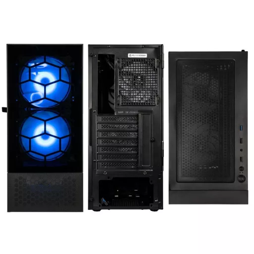 Kolink OBSERVATORY MX Midi Tower Fekete