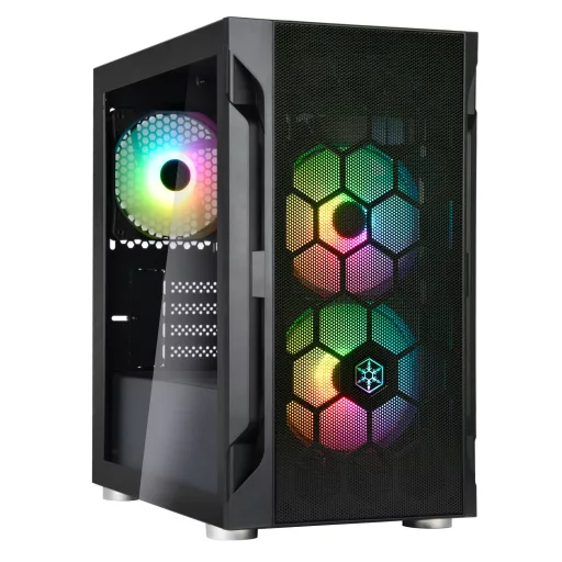 Silverstone FARA H1M PRO Micro Tower Fekete