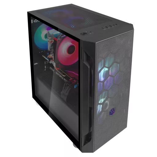 Silverstone FARA H1M PRO Micro Tower Fekete