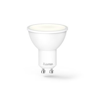   Hama 00176585 energy-saving lamp Átlátszó, Nappali fény, Meleg fehér, Fehér 5,5 W GU10 G