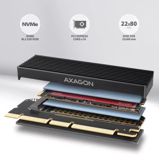 Axagon PCEM2-XS Belső M.2