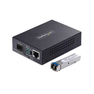   StarTech.com MCM1110SMLC20 hálózati média konverter 2000 Mbit/s 1310 nm Single-mode Fekete