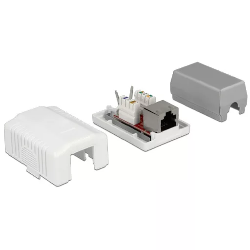 DeLOCK 86196 csatlakozóaljzat RJ-45 Fehér