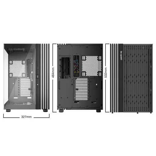 be quiet! LIGHT BASE 900 DX Black Full Tower Fekete
