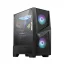 MSI MAG FORGE 100R Midi Tower Fekete, Átlátszó