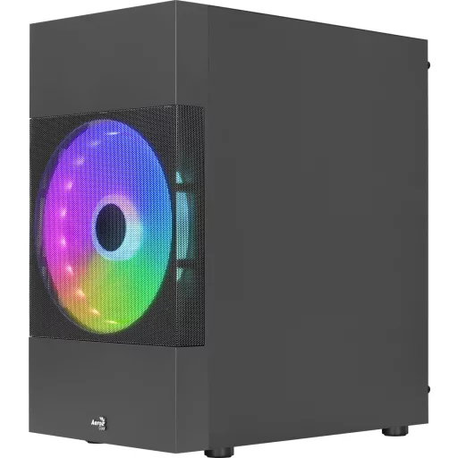 Aerocool Atomic Lite Mini Tower Fekete