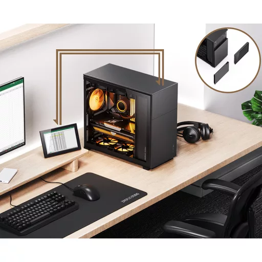 Jonsbo D41 STD Midi Tower Fekete