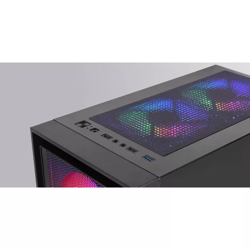 Mars Gaming MC-AIR Midi Tower Fekete