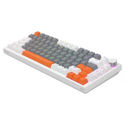 Savio ASTRAL WHITE JADE 3 COLOURS billentyűzet Játék USB QWERTY Nemzetközi amerikai