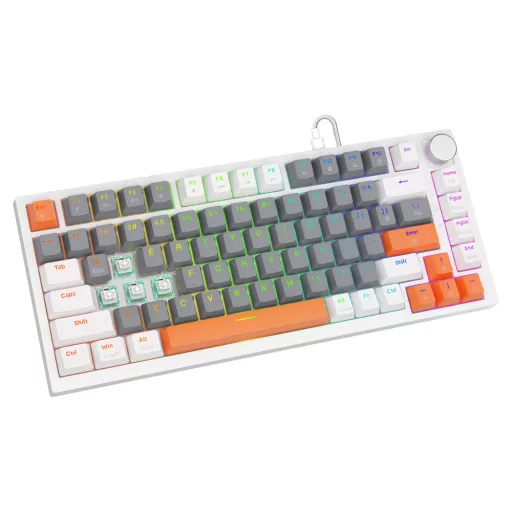 Savio ASTRAL WHITE JADE 3 COLOURS billentyűzet Játék USB QWERTY Nemzetközi amerikai