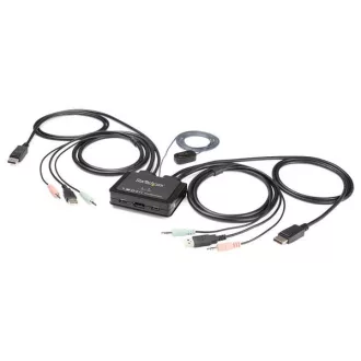 StarTech.com SV211DPUA4K KVM kapcsoló Fekete