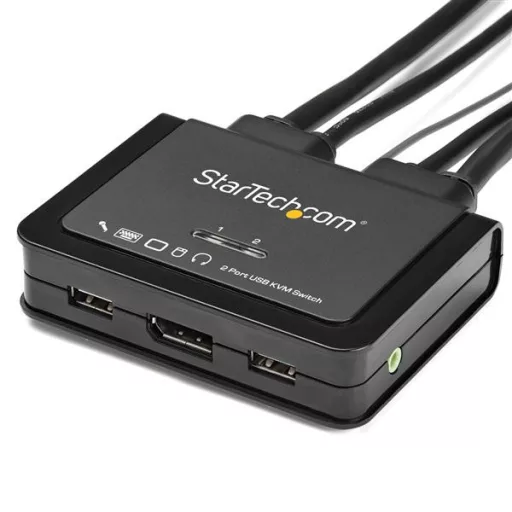 StarTech.com SV211DPUA4K KVM kapcsoló Fekete