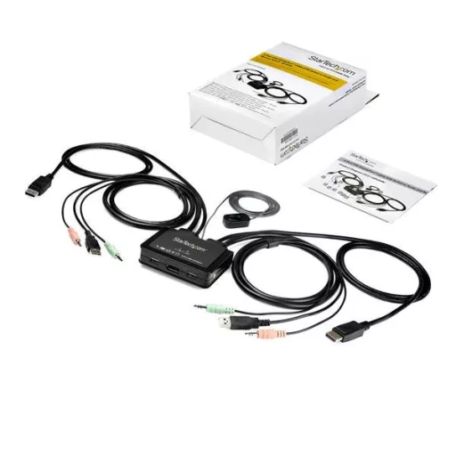 StarTech.com SV211DPUA4K KVM kapcsoló Fekete
