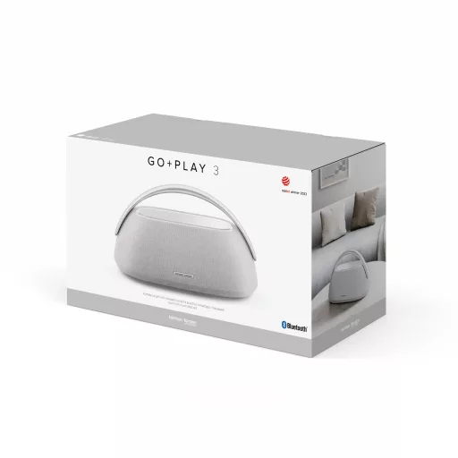 Harman/Kardon Go + Play 3 Sztereó hordozható hangszóró Szürke, Ezüst 160 W