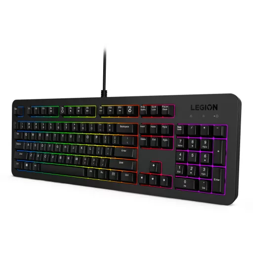 Lenovo GX31N91913 billentyűzet Egér mellékelve Játék USB Amerikai angol Fekete