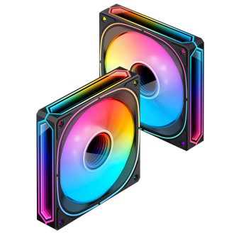 Jonsbo FR-505B 12 cm Fekete, Fehér 1 db