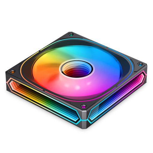 Jonsbo FR-505B 12 cm Fekete, Fehér 1 db