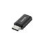 Hama 00200310 csatlakozó átlakító Micro USB USB-C Fekete