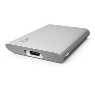   LaCie STKS1000400 külső SSD meghajtó Thunderbolt™ technológia 1 TB USB C-típus 3.2 Gen 2 (3.1 Gen 2) Ezüst