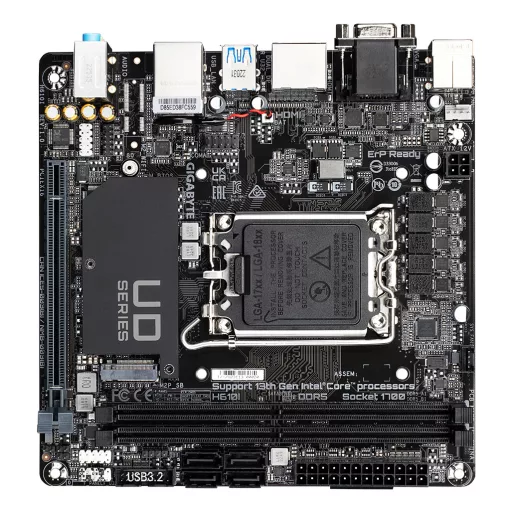 GIGABYTE H610I Intel H610 Express LGA 1700 mini ITX