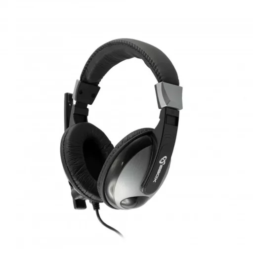 SBOX HS-302 fejhallgató és headset Vezetékes Fejpánt Játék Fekete, Szürke