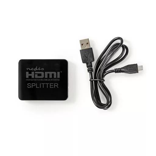 Nedis VSPL34002BK videó elosztó HDMI 2x HDMI