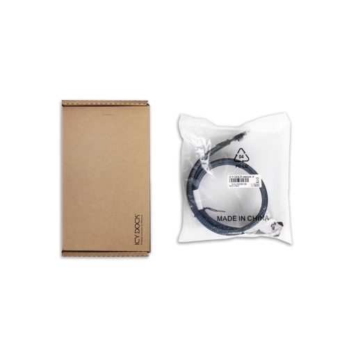 Icy Dock MB410L-B sorosan kapcsolt SCSi (SAS) kábel 0,5 M Fekete