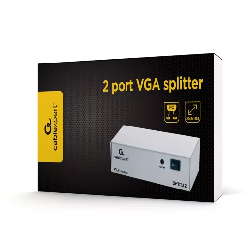 Gembird GVS122 videó elosztó VGA 2x VGA