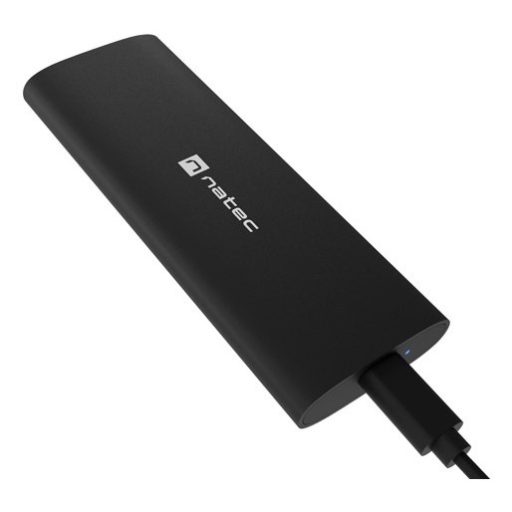NATEC NKZ-2286 tárolóegység burkolat Külső SSD ház Fekete M.2