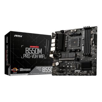 MSI B550M PRO-VDH WIFI AMD B550 AM4 foglalat Micro ATX