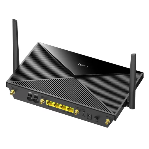Cudy P5 vezetéknélküli router Gigabit Ethernet Kétsávos (2,4 GHz / 5 GHz) 5G Fekete