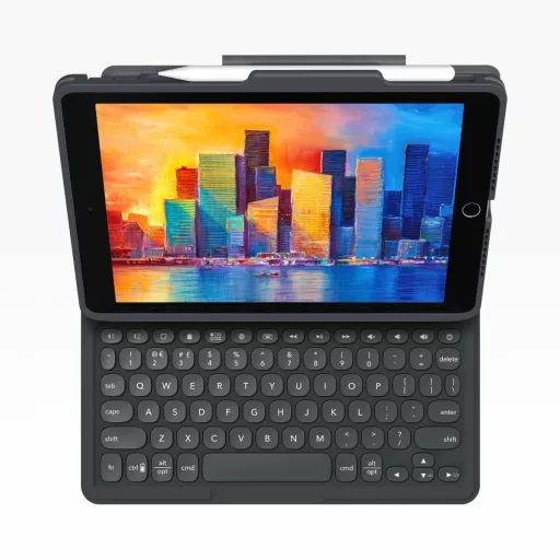 ZAGG Pro Keys billentyűzet Univerzális Bluetooth QWERTY Angol Szürke