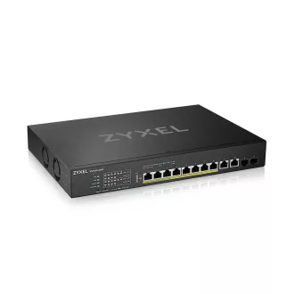   Zyxel XS1930-12HP-ZZ0101F hálózati kapcsoló Vezérelt L3 10G Ethernet (100/1000/10000) Ethernet-áramellátás (PoE) támogatása Fekete