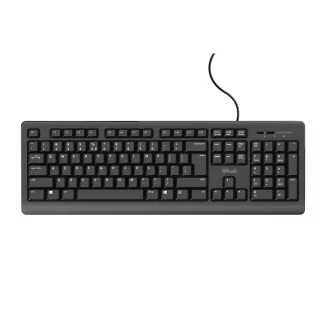 Trust TK-150 billentyűzet Irodai USB QWERTZ Német Fekete