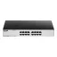 D-Link GO-SW-16G Beállítást nem igénylő (unmanaged) L2 Gigabit Ethernet (10/100/1000) 1U Fekete