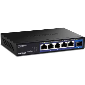   Trendnet TEG-S5061 hálózati kapcsoló Beállítást nem igénylő (unmanaged) 2.5G Ethernet (100/1000/2500) Fekete